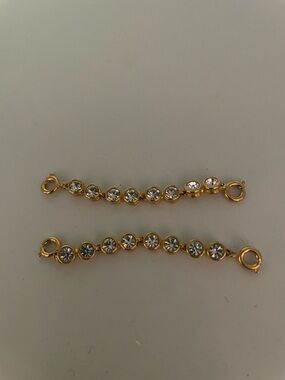 Pair of Gold-tone jewelry extenders